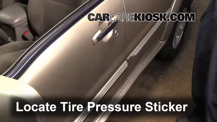 2003 Suzuki XL-7 Touring 2.7L V6 Tires & Wheels Check Tire Pressure